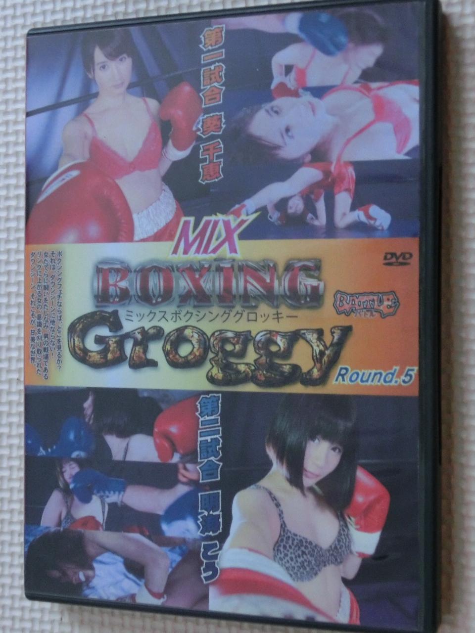 男女ボクシング ミックスボクシンググロッキー Round.5 葵千恵 明海こう