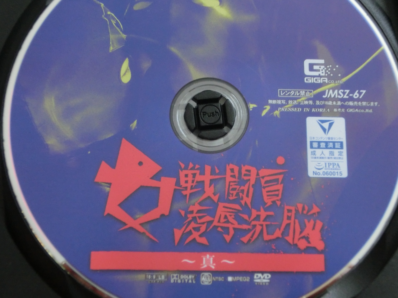 GIGA 女戦闘員凌辱洗脳 ～真～ 水谷あおい 新村あかり 桜ちなみ ジャケット無し