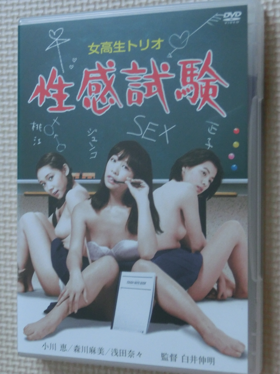 複数 にっかつロマン 女高生トリオ 性感試験 小川恵 森川麻美 浅田奈々