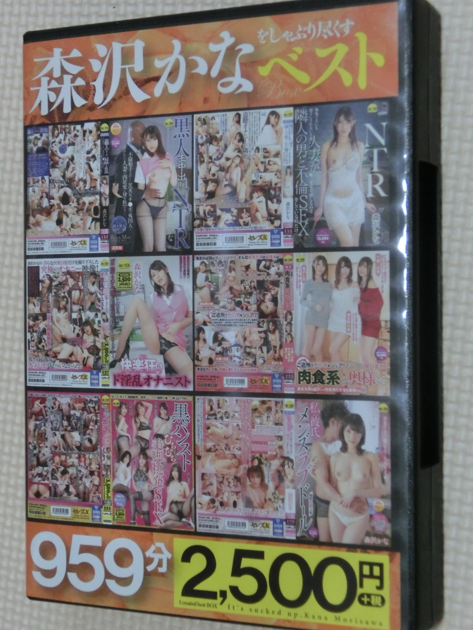 森沢かなをしゃぶり尽くすベスト959分 6枚組 セレブの友